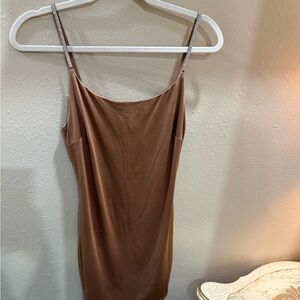 Brown Slip Dress